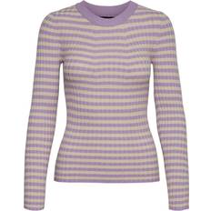 Vero Moda Kiki Rib Blouse - Purple/Lavendula