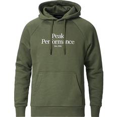 Peak Performance Man Jumpers Peak Performance Original Hoodie - Pine Needle