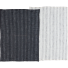 Södahl Line 2-pack Gästhandduk Grå, Vit (70x50cm)