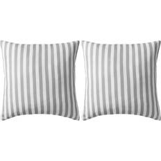 A righe Cuscini Decorativi Completi vidaXL 132309 2-pack Cuscino Decorativo Completo Grigio (45x45cm)