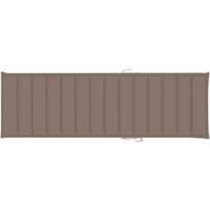 vidaXL Ligbedkussen 200 x 70 x 3 cm Oxford Stof Taupe
