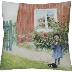 Linne Kuddar Svanefors Brita Kuddöverdrag Grön (45x45cm)