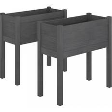 vidaXL Growing Flower Box Plantekasse