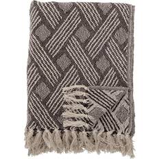Bloomingville Ghina Blankets Grey, Black (160x130cm)
