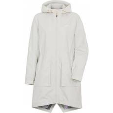 Dame - Hvid - Parkaer Jakker Didriksons Bella Parka - Silver White