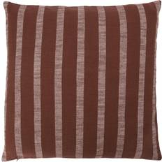 House Doctor Taie à Rayures Thame 50x50 cm Sable - Marron Housse de coussin Marron (50x50cm)
