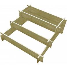 vidaXL 3-Tier Planter Box 90x90x35cm