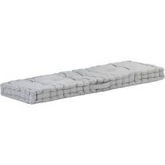 vidaXL - Chair Cushions Grey (120x40cm)