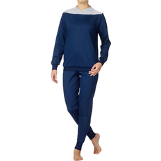 Calida dam pyjamas Calida Soft Cotton Pajamas - Navy