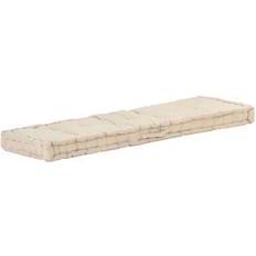 vidaXL - Chair Cushions Beige (120x40cm)