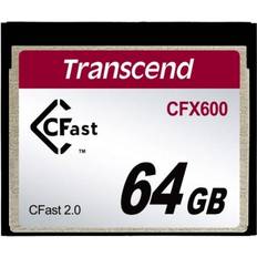 Transcend Hukommelseskort & USB Stik Transcend CFast 2.0 CFX602 64GB