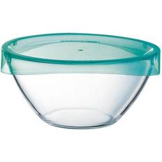 Luminarc + Couvercle Keep'n Bowl T 17 cm Transparent Et Vert Saladier 17cm 1L