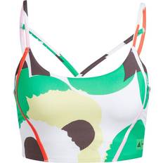 Adidas X Marimekko Light Support Bra - Blaze Orange/Trace Brown