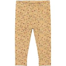 Wheat Jersey Leggings - Clam Flower Vine (4853f-182-3185)