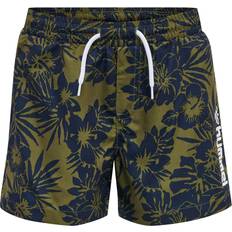 Blomstrede Badebukser Børnetøj Hummel Chill Board Shorts - Capulet Olive (213346-6019)