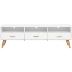 Chêne Meubles TV Beliani Liberty Meuble TV 180x55cm