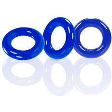 Oxballs Willy Rings 3-Pack Cockrings Police Blue in stock