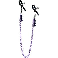 CalExotics Nipple Play Purple Chain Clamps
