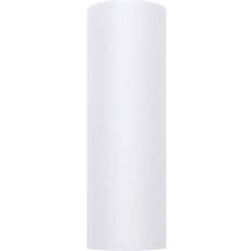 PartyDeco tulle uni blanc 30cmx9m TIU30-008 Blanc