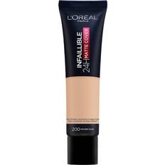 L'oréal paris infaillible 32h matte cover foundation L'Oréal Paris Infaillible 24H Matte Cover Foundation 200 Golden Sand 30 ml