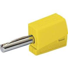 Wago 215-511 Banana Plug, 20A, Clamp, Yellow