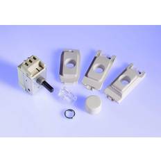 Wall Dimmers Varilight 2-Way Push-On/Off Rotary LED Dimmer 15-180W Powergrid Module in White