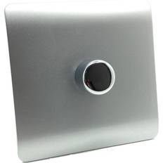 Best_rated Wall Dimmers Trendi Switch Single 120 Watt LED Dimmer in Silver