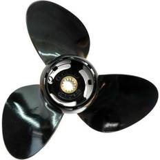 Fjernstyret legetøj Polaris Propeller, BA, Påhængsmotor,Suzuki, 3-bladet,Med fast nav (Ø9,25"x8" Aluminium, Sort -1stk