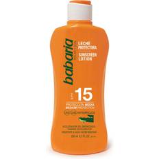 Resistente all'Acqua Cura del Corpo Babaria Sunscreen Lotion Spf15 Aloe Vera 200 ml 200ml