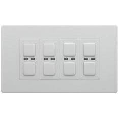 Dimmer switch LightwaveRF Quadruple White Dimmer Switch