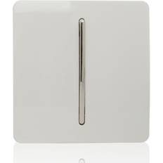 Trendi Switch 1 Gang 2 Way 10 Amp Switch Gloss White