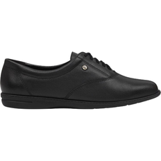 Heel - Women Oxford Easy Spirit Motion - Black Leather