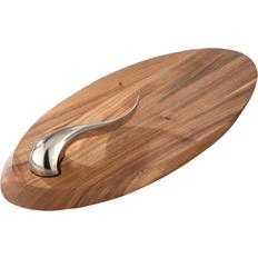 Lavable à la main Plateaux de Fromages Nambe Swoop Cheese Board & Knife Plateau de Fromages 2pcs