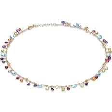 Giani Bernini Paradise Single Strand Necklace - Gold/Topaz/Multicolour