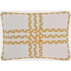 Stripes Complete Decoration Pillows Mina Victory Geometric Complete Decoration Pillows Yellow (50.8x35.56cm)