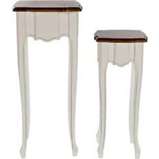 Dkd Home Decor S3022435 Mesa Auxiliar 35x35cm 2pcs