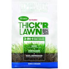 Pots, Plants & Cultivation Scotts Turf Builder Thick'R Lawn Sun and Shade 12lbs 5.443kg 111.484m²