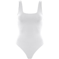 Scuba Modern Tank Bodysuit - White