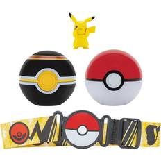 PokÃ©mons Lekesett Jazwares PokÃ©mon PokÃ©mon Clip'n'Go PokÃ© GÃ¼rtel Set Pokeball, Luxusball & Pikachu #8 Action Figure multicolor