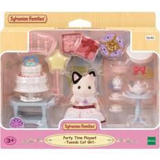 Sylvanian Families Toys Sylvanian Families Party Time Playset Tuxedo Cat Girl