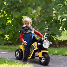 Economico Moto elettriche per bambini Homcom Kids Electric Motorcycle Yellow