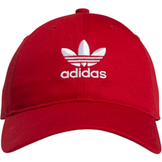 Adidas Red Caps adidas Relaxed Strap-Back Hat - Scarlet