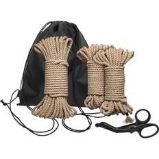 Bruin Sets Doc Johnson Kink Complete Bondage Set Hennep Touw Zwart