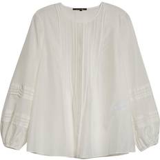 Marika Balloon Sleeve Blouse - White