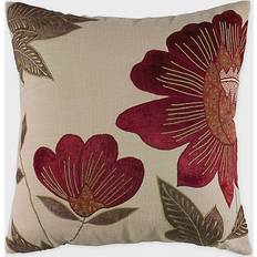 Rizzy Home Country Complete Decoration Pillows Beige, Red (45.72x45.72cm)