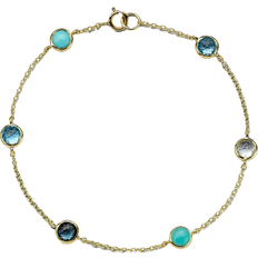 Ippolita 18K Yellow Gold Lollipop Multi Stone Link Bracelet