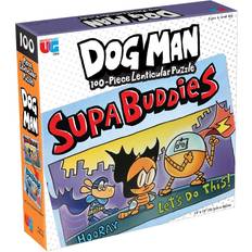 Dog Man Supa Buddies Lenticular Jigsaw Puzzle 100 Pieces
