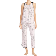 Polka Dots Sleepwear Kate Spade New York Tank Cropped PJ Set - Pink Dot