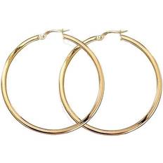 Roberto Coin Woven Hoop Earrings - Gold