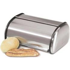 Silver Bread Boxes Oggi Roll Top Bread Box